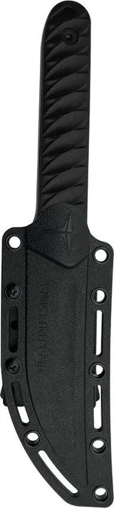 Takumitak Ninja Fixed Blade TKF313 - Black Oxide 3Cr13 Blade, Full Tang, Includes Coyote Brown Scales And MOLLE Clip by Takumitak