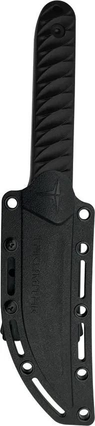 Takumitak Ninja Fixed Blade TKF313 - Black Oxide 3Cr13 Blade, Full Tang, Includes Coyote Brown Scales And MOLLE Clip by Takumitak