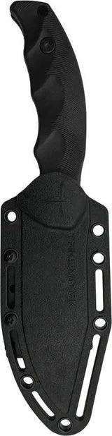 Takumitak Obsidian Fixed Blade TKF317 - Black Oxide Blade, Full Tang With Ambidextrous MOLLE Clip by Takumitak
