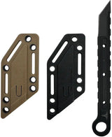 Takumitak Utility Fixed Blade TKF3S05 - 6.5in Overall, 1.75in Black Oxide Tanto Blade, FRN Handle by Takumitak