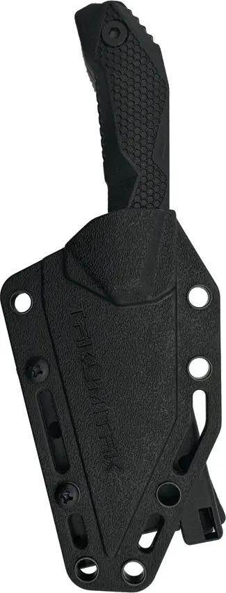 Takumitak Sparky Fixed Blade TKF3S09 - Black Oxide 3Cr13 Stainless Wharncliffe Blade, Full Tang, Ambidextrous MOLLE Clip by Takumitak