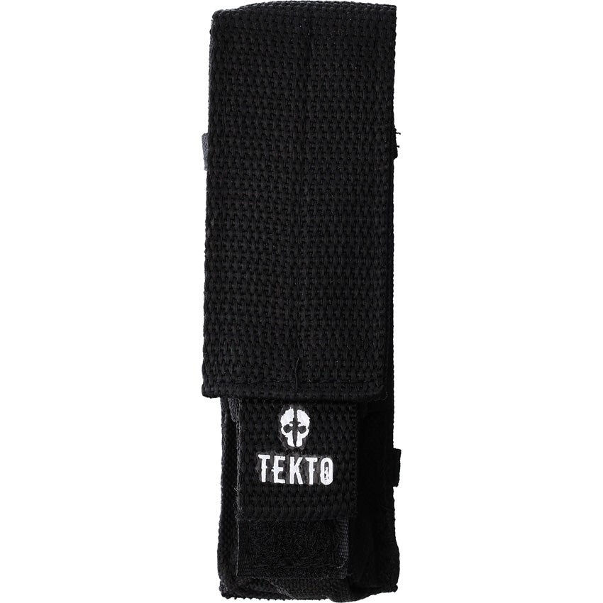 Tekto Knives F1 Alpha Linerlock CF Blue - D2 Black Titanium-Coated Blade, Carbon Fiber Handle, Glass Breaker by Tekto Knives