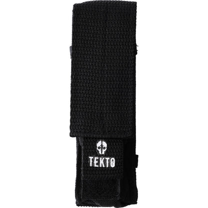 Tekto Knives F1 Alpha Linerlock CF Blue - D2 Black Titanium-Coated Blade, Carbon Fiber Handle, Glass Breaker by Tekto Knives