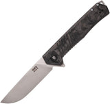 Tekto Knives F1 Alpha Linerlock CF/Silver F1R_CCBK_D2SI1_A4 by Tekto Knives