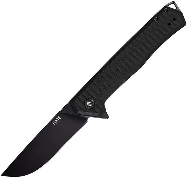 Tekto Knives F1 Alpha Linerlock Black F1R_G1BK_D2BK1_A1 by Tekto Knives