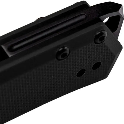 Tekto Knives F1 Alpha Linerlock - Black D2 Blade With Titanium Coating And G10 Handle by Tekto Knives