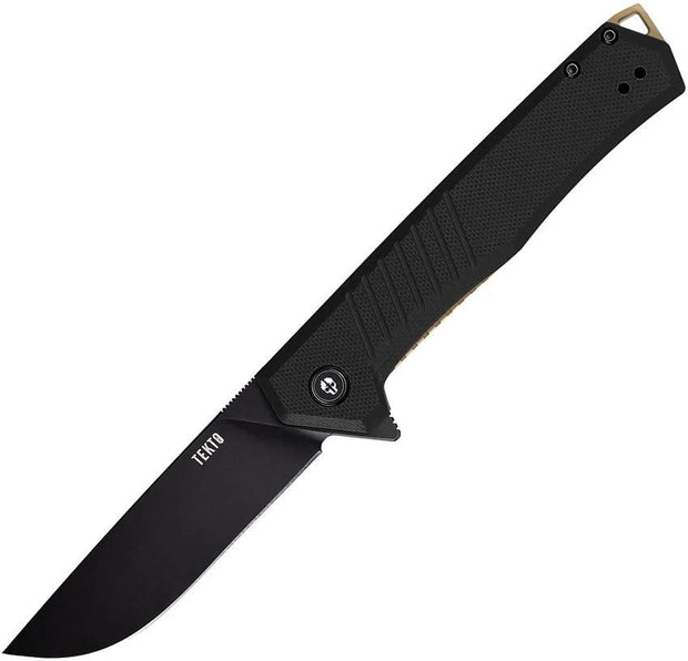 Tekto Knives F1 Alpha Linerlock Black/Brz F1R_G1BK_D2BK1_A3 by Tekto Knives