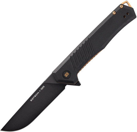 Tekto Knives F1 Alpha Linerlock EOTECH F1R_G1BK_D2BK1_A3-EO by Tekto Knives