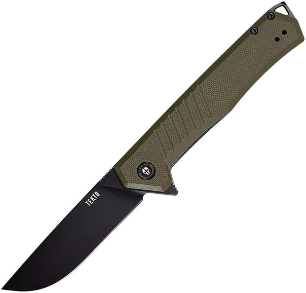 Tekto Knives F1 Alpha Linerlock OD F1R_G1OD_D21BK1_A1 by Tekto Knives