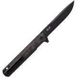 Tekto Knives F2 Bravo Linerlock Red Carbon Fiber - D2 Tool Steel Blade With Black Titanium Coating by Tekto Knives