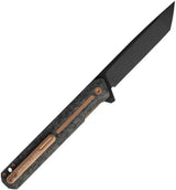 Tekto Knives F2 Bravo Linerlock EOTECH Edition - D2 Tool Steel Tanto Blade With Carbon Fiber Handle by Tekto Knives