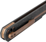 Tekto Knives F2 Bravo Linerlock EOTECH Edition - D2 Tool Steel Tanto Blade With Carbon Fiber Handle by Tekto Knives