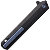 Tekto Knives F2 Bravo Linerlock Black And Blue - D2 Tool Steel Blade With Titanium Coating And Blue Accents by Tekto Knives