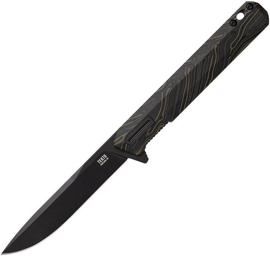Tekto Knives F2 Bravo Linerlock G10/Dam F2R_G1MX_D2BK1_A1 by Tekto Knives