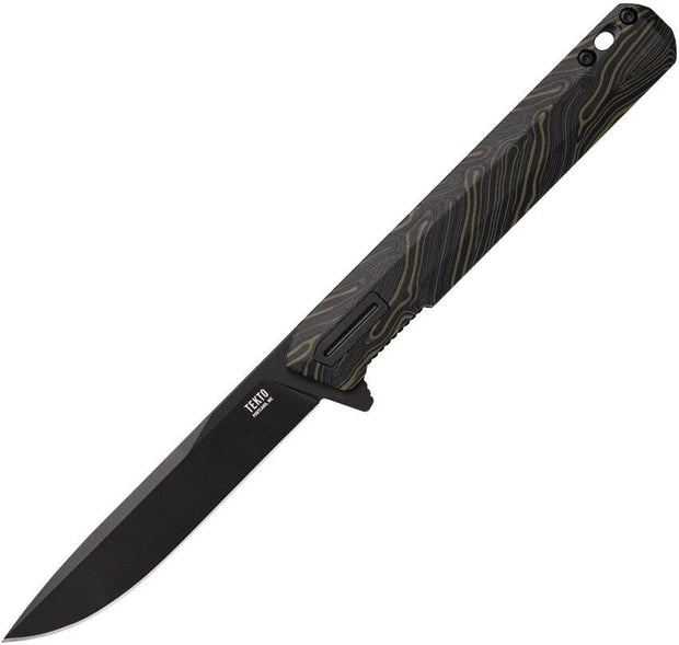 Tekto Knives F2 Bravo Linerlock G10/Dam F2R_G1MX_D2BK1_A1 by Tekto Knives