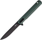 Tekto Knives F2 Bravo Linerlock OD/Black F2R_G1OD_D2BK1_A1 by Tekto Knives