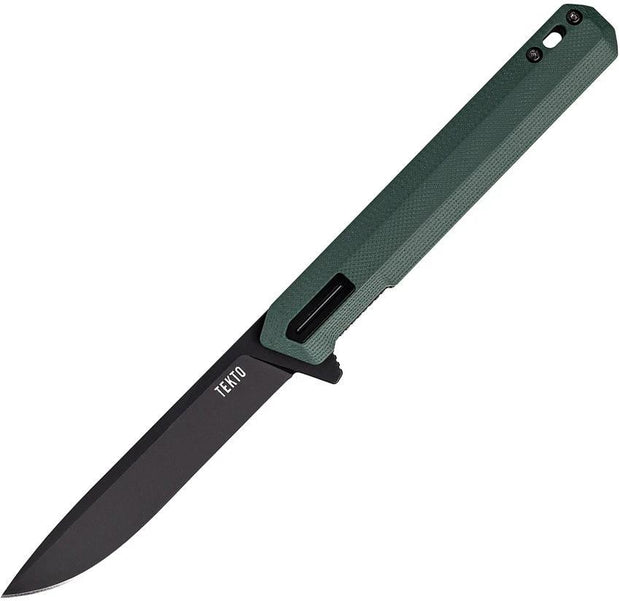 Tekto Knives F2 Bravo Linerlock OD/Black F2R_G1OD_D2BK1_A1 by Tekto Knives