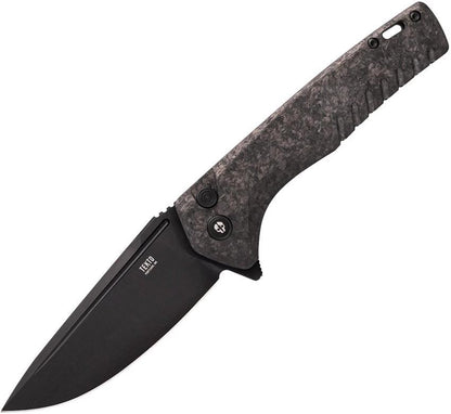Tekto Knives F3 Charlie Button Lock CF F3R_CCBK_D2BK1_A1 by Tekto Knives