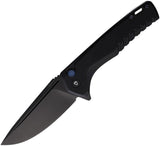 Tekto Knives F3 Charlie Button Lock Black F3R_G1BK_D2BK1_A2 by Tekto Knives