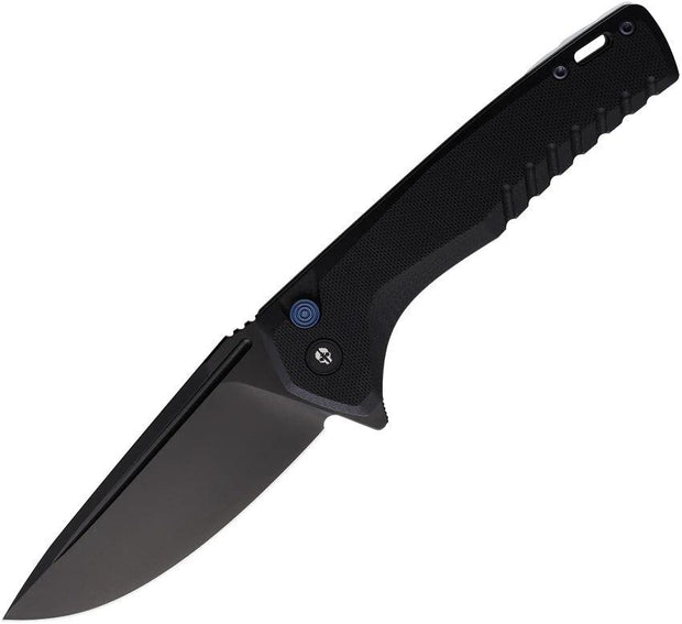 Tekto Knives F3 Charlie Button Lock Black F3R_G1BK_D2BK1_A2 by Tekto Knives