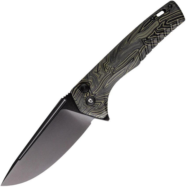 Tekto Knives F3 Charlie Button Lock F3R_G1MX_D2BK1_A1 by Tekto Knives