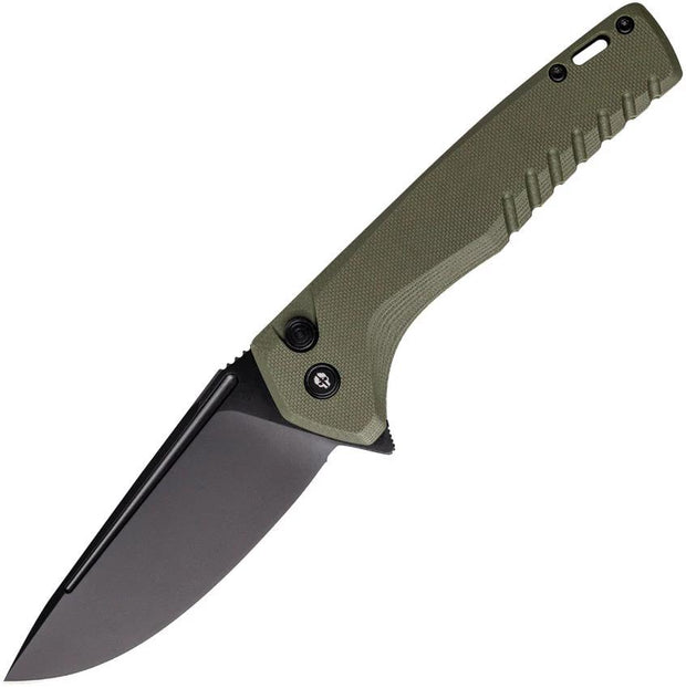 Tekto Knives F3 Charlie Button Lock OD F3R_G1OD_D2BK1_A1 by Tekto Knives