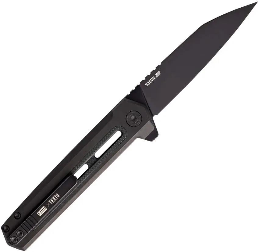 Tekto Knives F4 Echo Buttonlock Black F4R_T6GBK_S35BK5_A1 by Tekto Knives