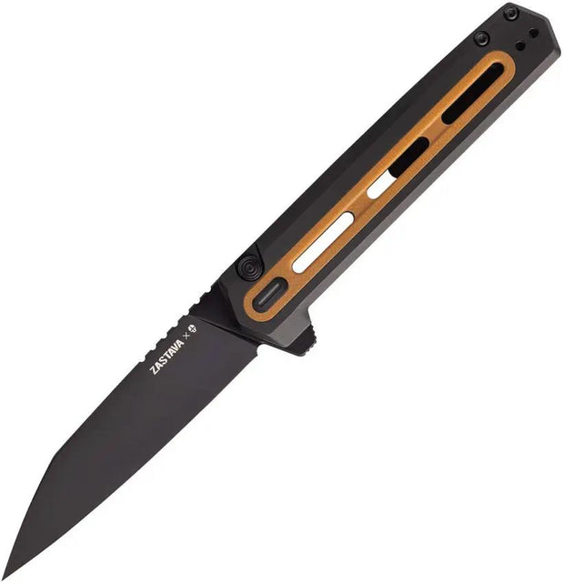 Tekto Knives F4 Echo Buttonlock Brown F4R_T6GBR_S35BK5_A1 by Tekto Knives