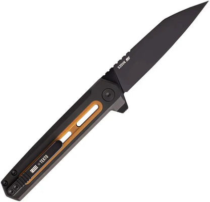 Tekto Knives F4 Echo Buttonlock Brown F4R_T6GBR_S35BK5_A1 by Tekto Knives