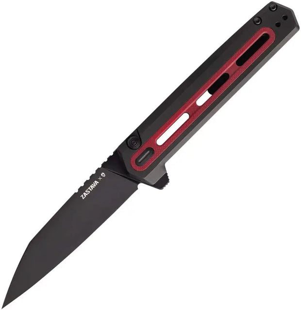 Tekto Knives F4 Echo Buttonlock Red F4R_T6GRD_S35BK5_A1 by Tekto Knives