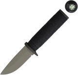 Tekline Knives P.A.C.K. Lite Scout Fixed Blade GC Pack Tek 061 - Luminous Compass Butt Cap And Gun-Kote Stainless Drop Point by Tekline Knives