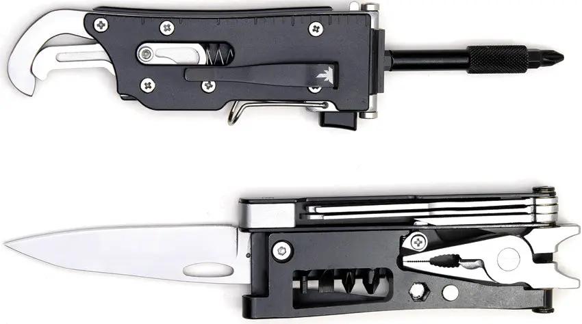 Toler Tools Union Multi Tool - Omnilock Ratcheting Wrench, Lockable D2 Blade, Pistol Grip Saw Action, Bit Extender by Toler Tools