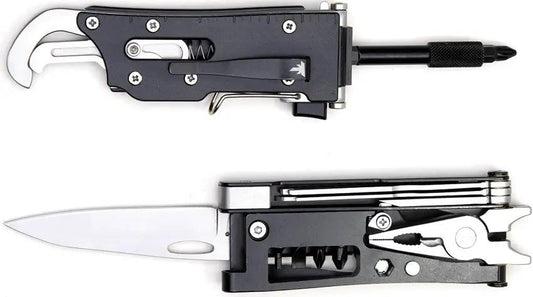 Toler Tools Union Multi Tool - Omnilock Ratcheting Wrench, Lockable D2 Blade, Pistol Grip Saw Action, Bit Extender by Toler Tools