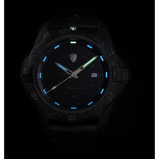 ProTek Dive 1000 Series PT1001 Dive Watch For Divers And Outdoor Enthusiasts With Self Powered Tritium Illumination by ProTek