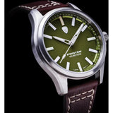 ProTek Field 3000 Green Titanium Watch With Sapphire Crystal AR 100m Water Resistance Self Powered Tritium Illumination by ProTek