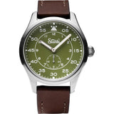 Szanto Aviator Watch SZ2755 - 41mm Stainless Case with Luminous Hands and Durable Miyota Quartz Movement by Time Concepts