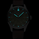 Szanto Aviator Watch SZ2755 - 41mm Stainless Case with Luminous Hands and Durable Miyota Quartz Movement by Time Concepts