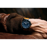 Time Concepts Szanto Aviator Watch SZ2756 - 41mm Case With Swiss Luminova Lume And Miyota Quartz by Time Concepts
