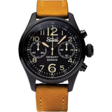 Szanto Desert Chronograph SZ4551 - 41mm Black Plated Stainless Steel Case, Swiss Super Luminova, Miyota Quartz by Time Concepts