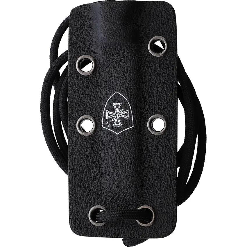 Templar Knife Neck Knife - Drop Point D2 Tool Steel Blade With Black Micarta Handle And Belt Cutter by Templar Knife