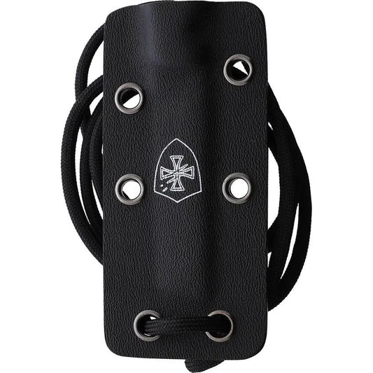 Templar Knife Neck Knife - Drop Point D2 Tool Steel Blade With Black Micarta Handle And Belt Cutter by Templar Knife