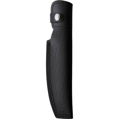 Tokisu Hattori Fixed Blade 32470 - 7Cr17MoV Satin Blade, Cord Wrapped Handle, Leather Belt Sheath by Tokisu