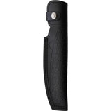 Tokisu Sanada Fixed Blade - Satin 7Cr17MoV Blade With Black Cord Wrapped Handle Lanyard Hole And Belt Sheath by Tokisu