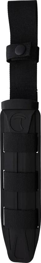 Tokisu Kiuaki Fixed Blade 32589 - Satin 7Cr17MoV Stainless Steel Blade With Ergonomic Black Rubber Handle by Tokisu
