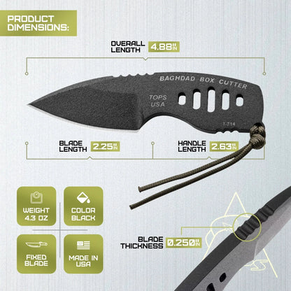 TOPS Baghdad Box Cutter by Black Country Outdoor