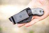 TOPS Wolf Pup Fixed Blade Knife for EDC and Outdoors, 1095 Steel, Full Tang, Micarta Handles, Kydex Sheath, USA Made by Black Country Outdoor