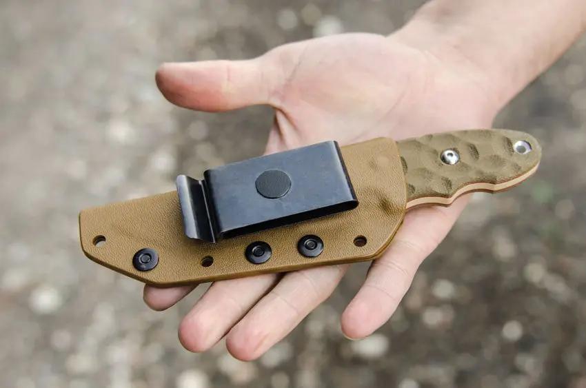 TOPS CAT Covert Anti Terrorism Knife 200S-04 Tactical Full Tang 1095HC Steel Green Micarta For Law Enforcement by Black Country Outdoor