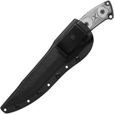 TOPS Fire Strike Knife Full Tang 1095 Steel Blade Linen Micarta Handle Kydex Sheath US Made For Rugged Outdoorsmen by Black Country Outdoor
