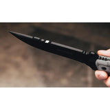 TOPS Fire Strike Knife Full Tang 1095 Steel Blade Linen Micarta Handle Kydex Sheath US Made For Rugged Outdoorsmen by Black Country Outdoor