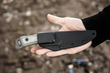 TOPS Overlander Knife 1095 Carbon Steel Full Tang Micarta Handle Rugged USA Made For Survivalists by Black Country Outdoor